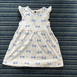 H&M kids Dress with Blue Bows size 3T